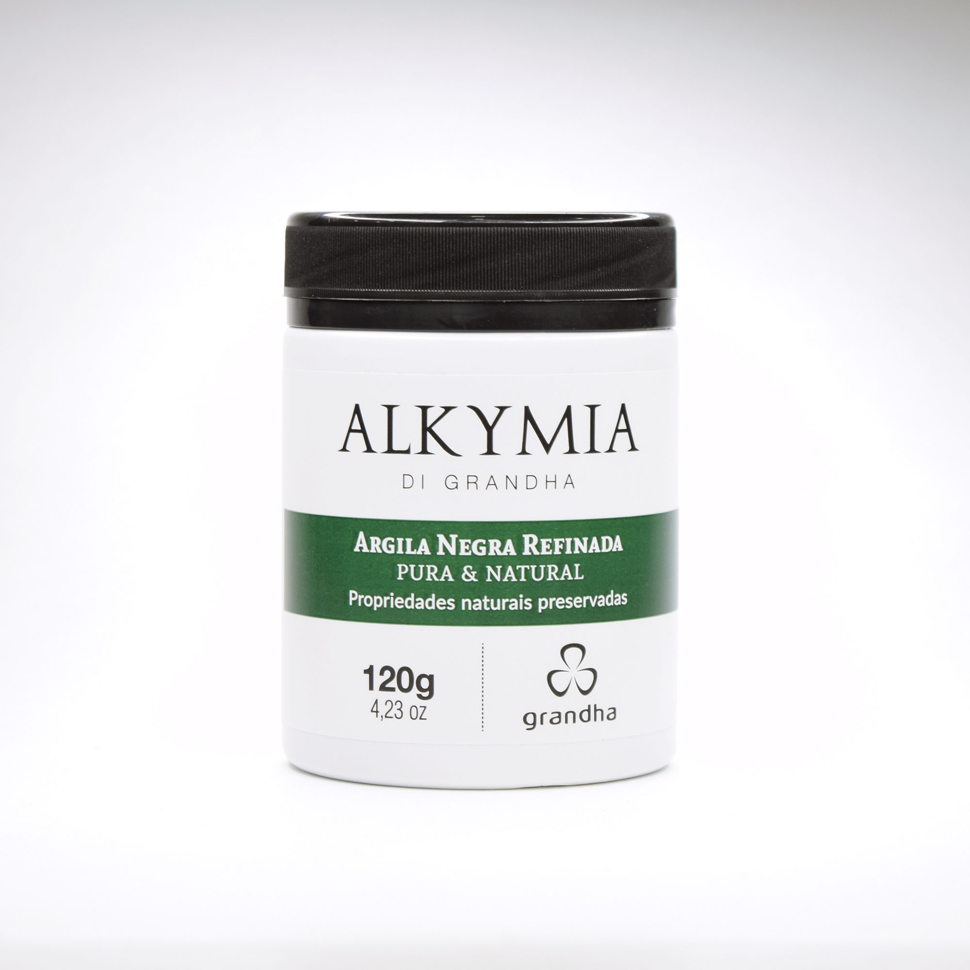 Argila Negra Refinada Pura e Natural - 120g